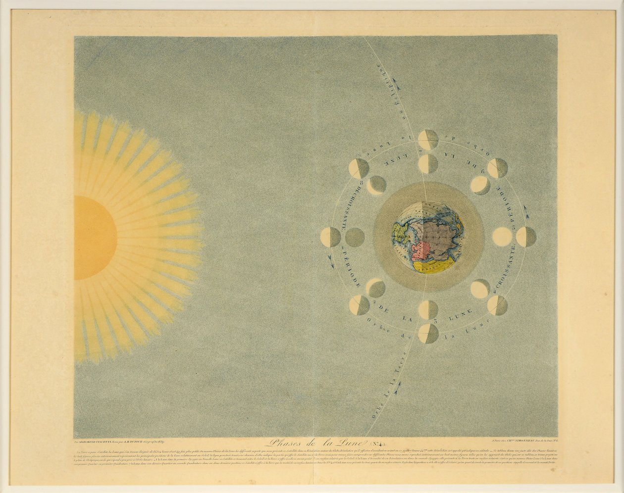 A Hold fázisai sz. 4, kocsma. 1839. alkotó: Auguste Henri Dufour