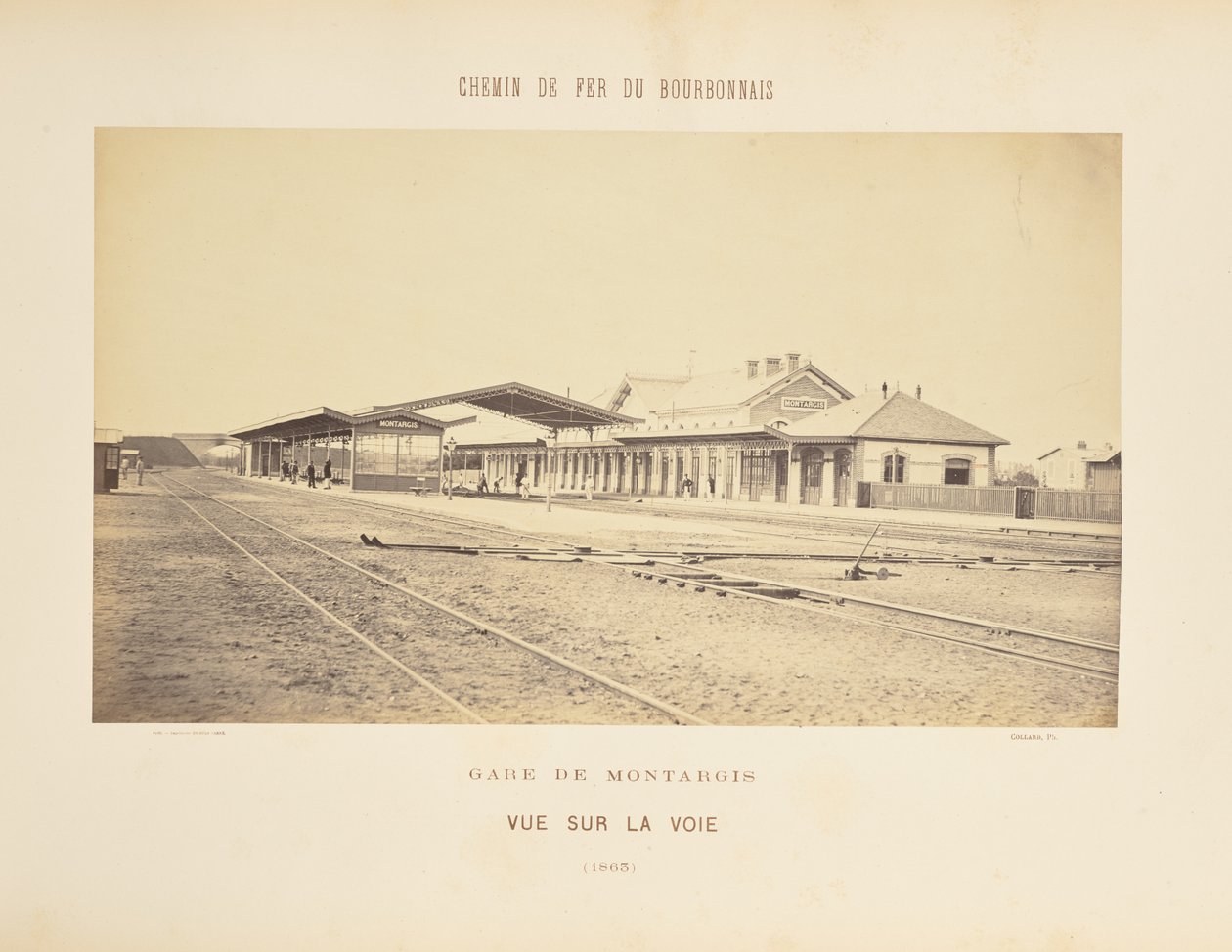 Montargis állomás, Kilátás a pályára alkotó: Auguste Hippolyte Collard