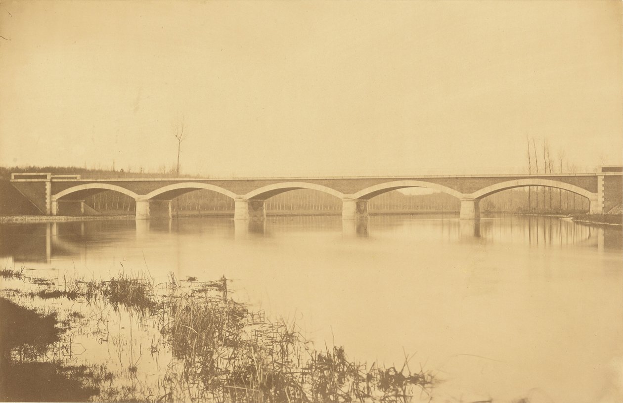 Villeneuve-Saint-Georges és Montargis közötti vonal, Loing-viadukt (Montargis közelében) alkotó: Auguste Hippolyte Collard