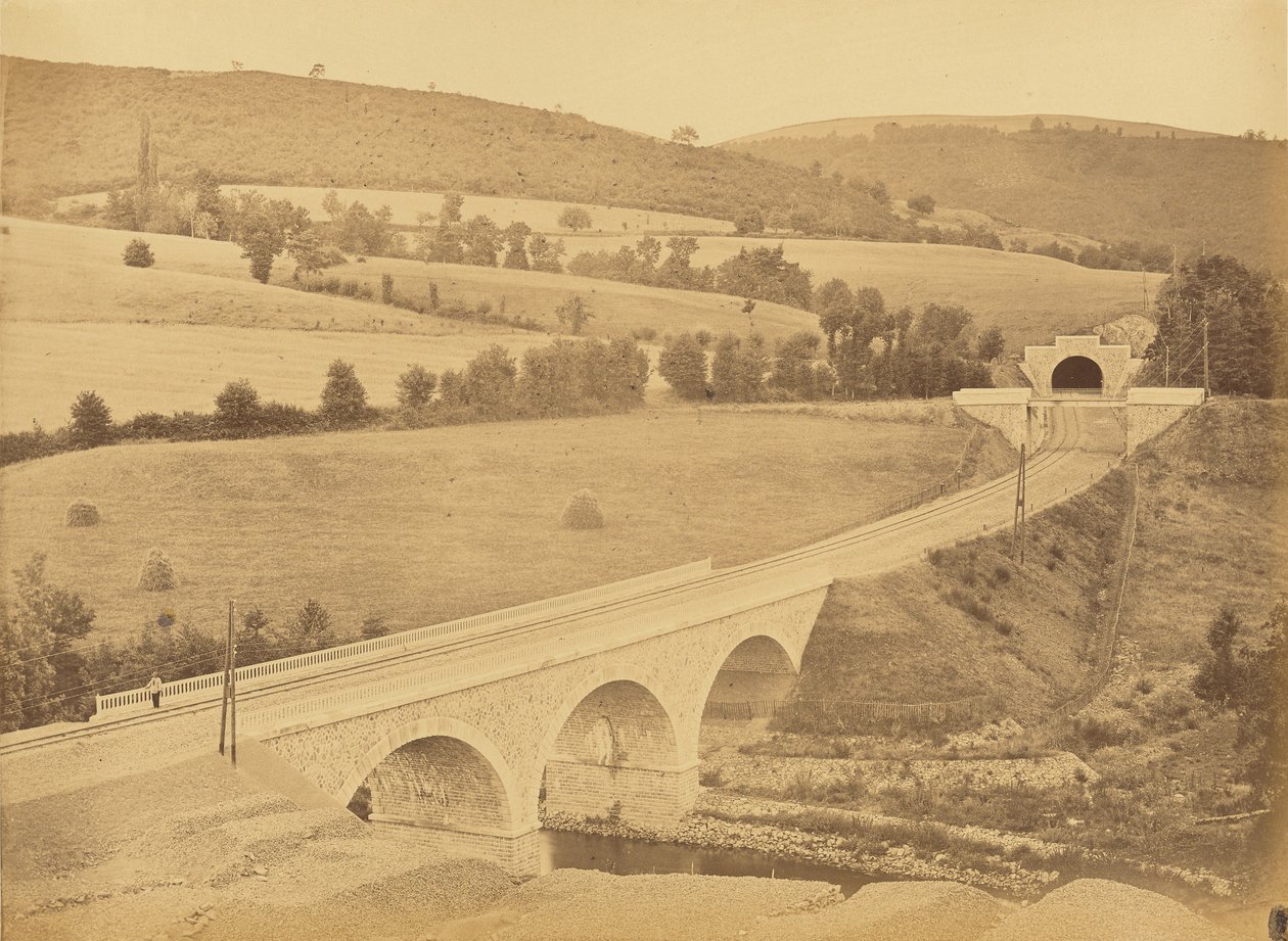Viadukt a Rhims felett, Hôpital közelében alkotó: Auguste Hippolyte Collard