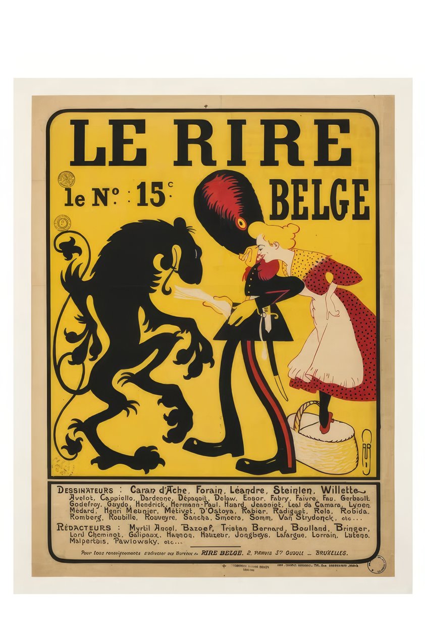 A belga nevetés alkotó: Auguste Jean Baptiste Roubille