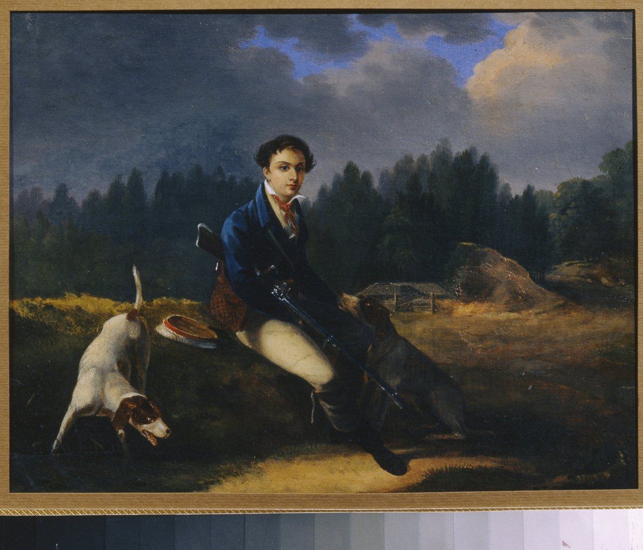 Nyikita Vsevolzsszkij (1799-1862), a Zöld Lámpa Társaság alapítójának portréja. (Orosz Irodalmi Társaság). Auguste Joseph Desrnod (1788-1840) festménye, olaj, vászon alkotó: Auguste Joseph Desarnod