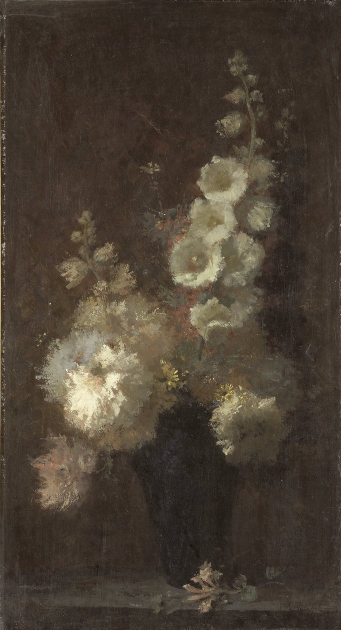 Csendélet virágokkal alkotó: Auguste Jouve