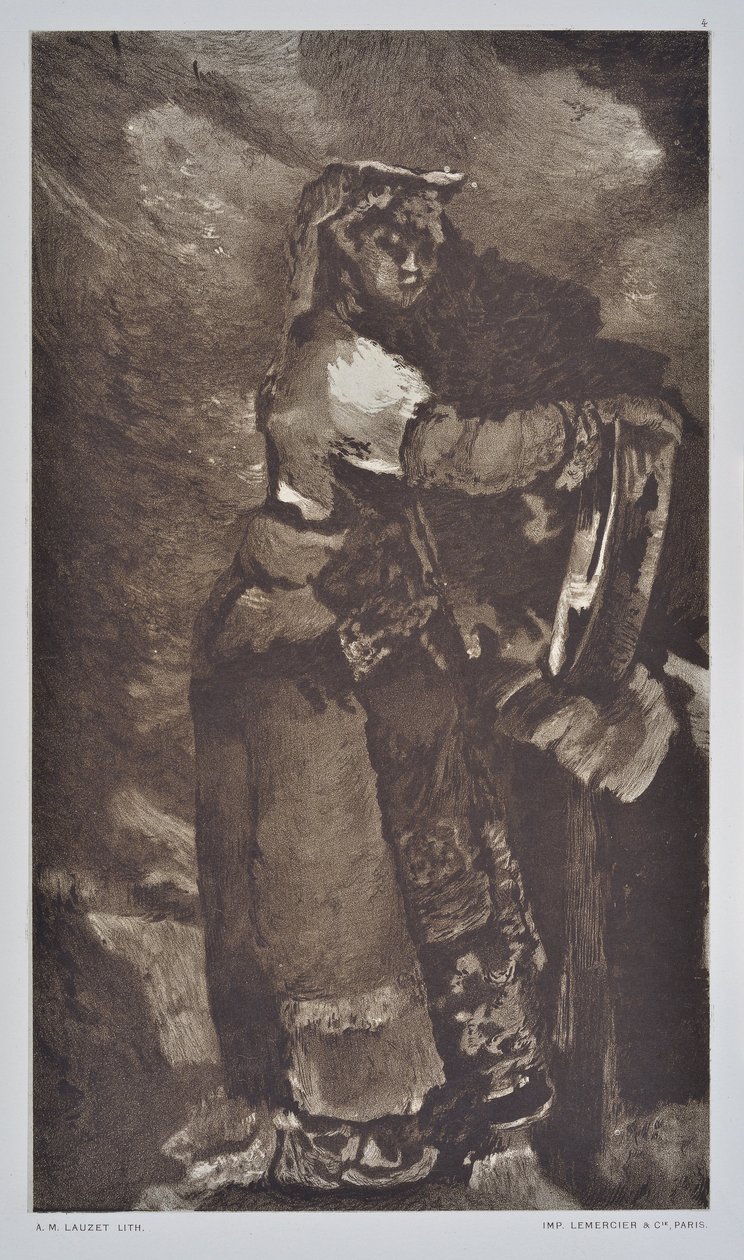 Olasz nyelvtanulás (rajz) alkotó: Auguste Lauzet