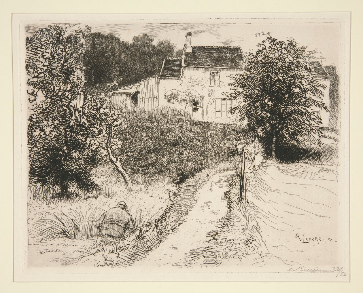Bellotban (Seine-et-Marne) (Bellotban [Seine-et-Marne]) alkotó: Auguste Lepere