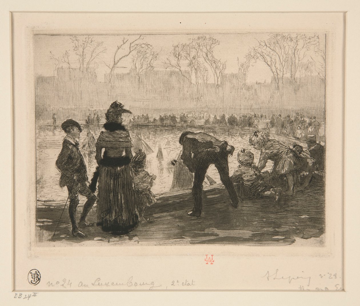 Luxembourgban (Luxembourgban) alkotó: Auguste Lepere