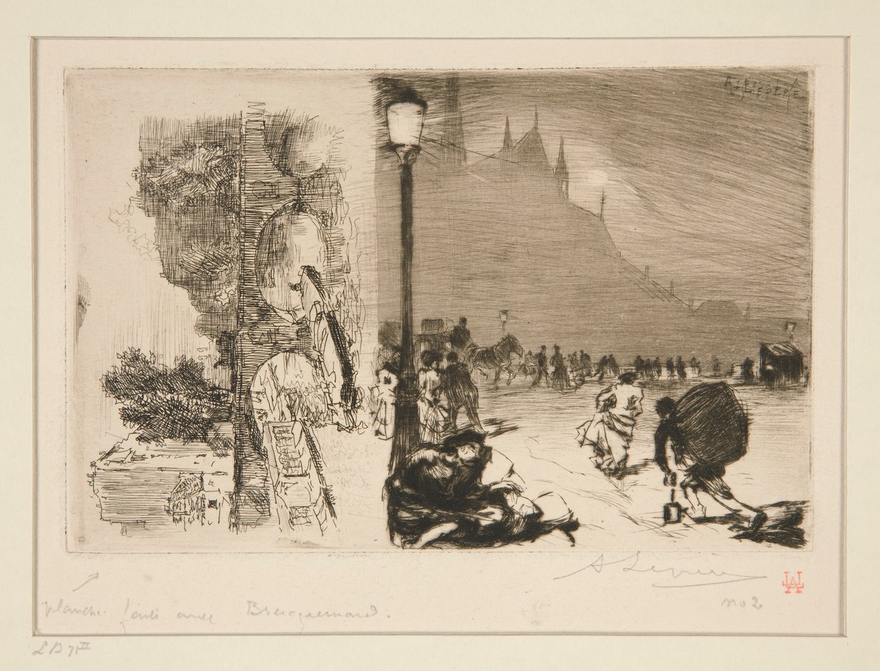 Pont-aux-Doubles sarkán alkotó: Auguste Lepere