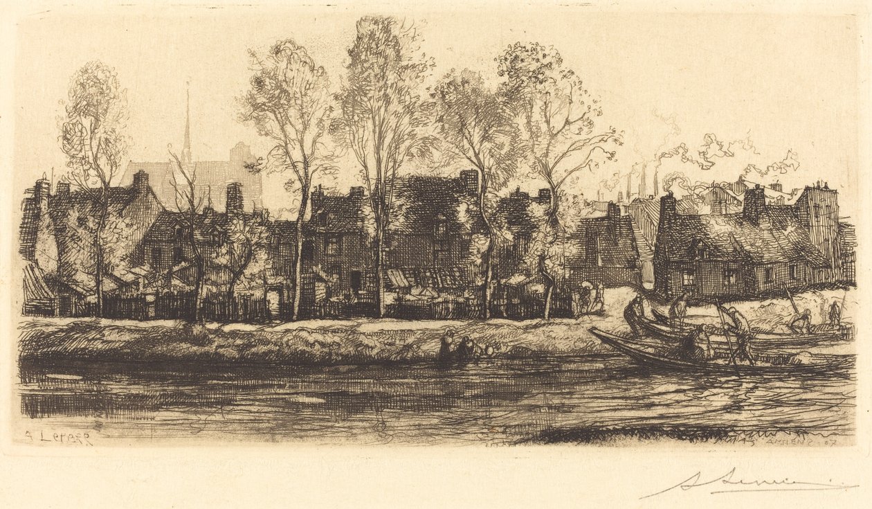 Banks of the Somme, Amiens alkotó: Auguste Lepere
