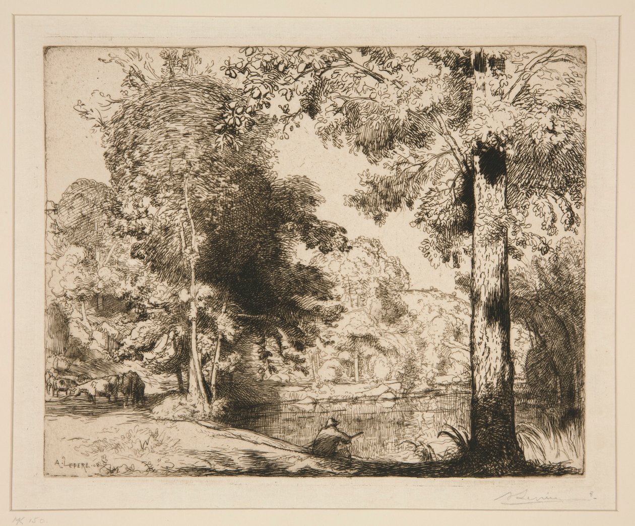 Az élet bankjai (Vend?e) alkotó: Auguste Lepere