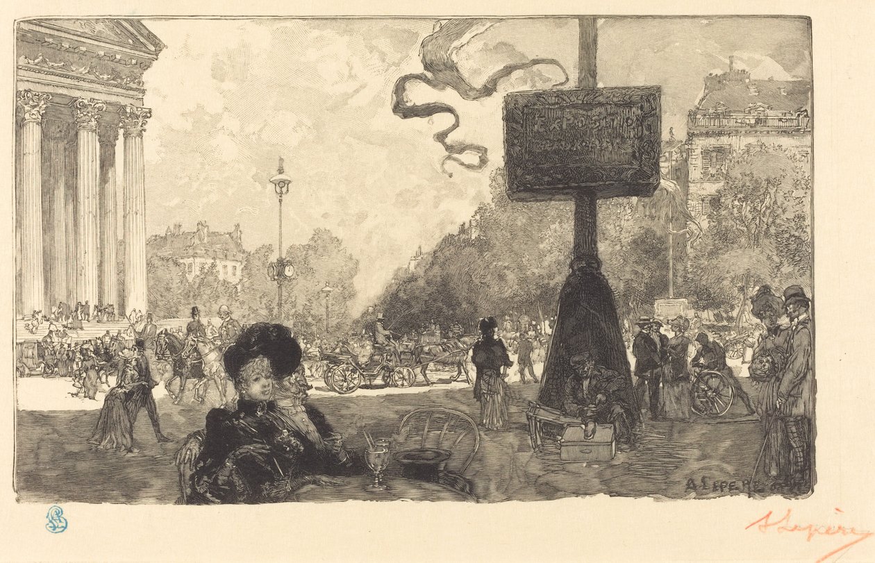 A Rue Royale sarka alkotó: Auguste Lepere