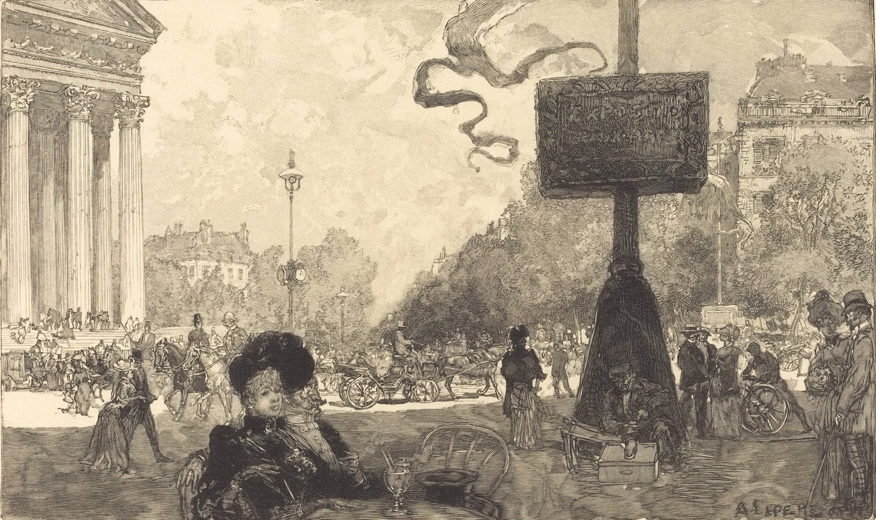 A Rue Royale sarka A Rue Royale sarka, 1890. alkotó: Auguste Lepere