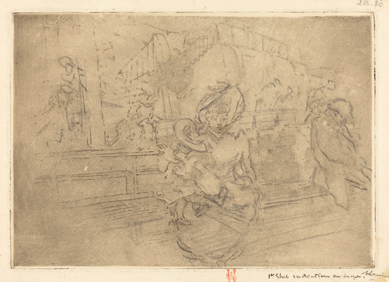 Indulás Greenwichbe (Depart pour Greenwich) alkotó: Auguste Lepere