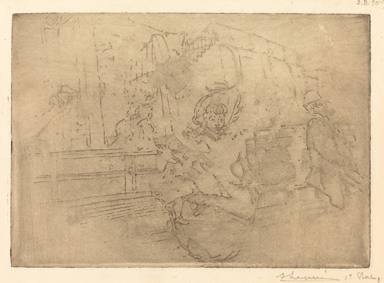 Indulás Greenwichbe (Depart pour Greenwich) alkotó: Auguste Lepere