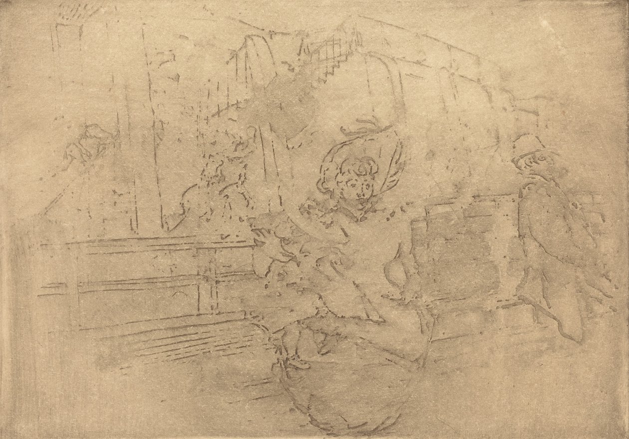 Indulás Greenwichbe Indulás pour Greenwich, 1891. alkotó: Auguste Lepere