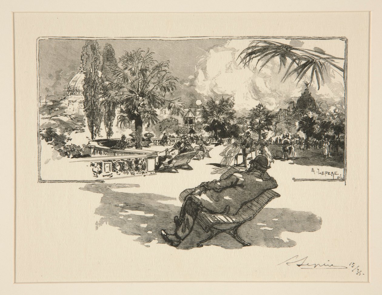 A Liberal Arts terasza alkotó: Auguste Lepere