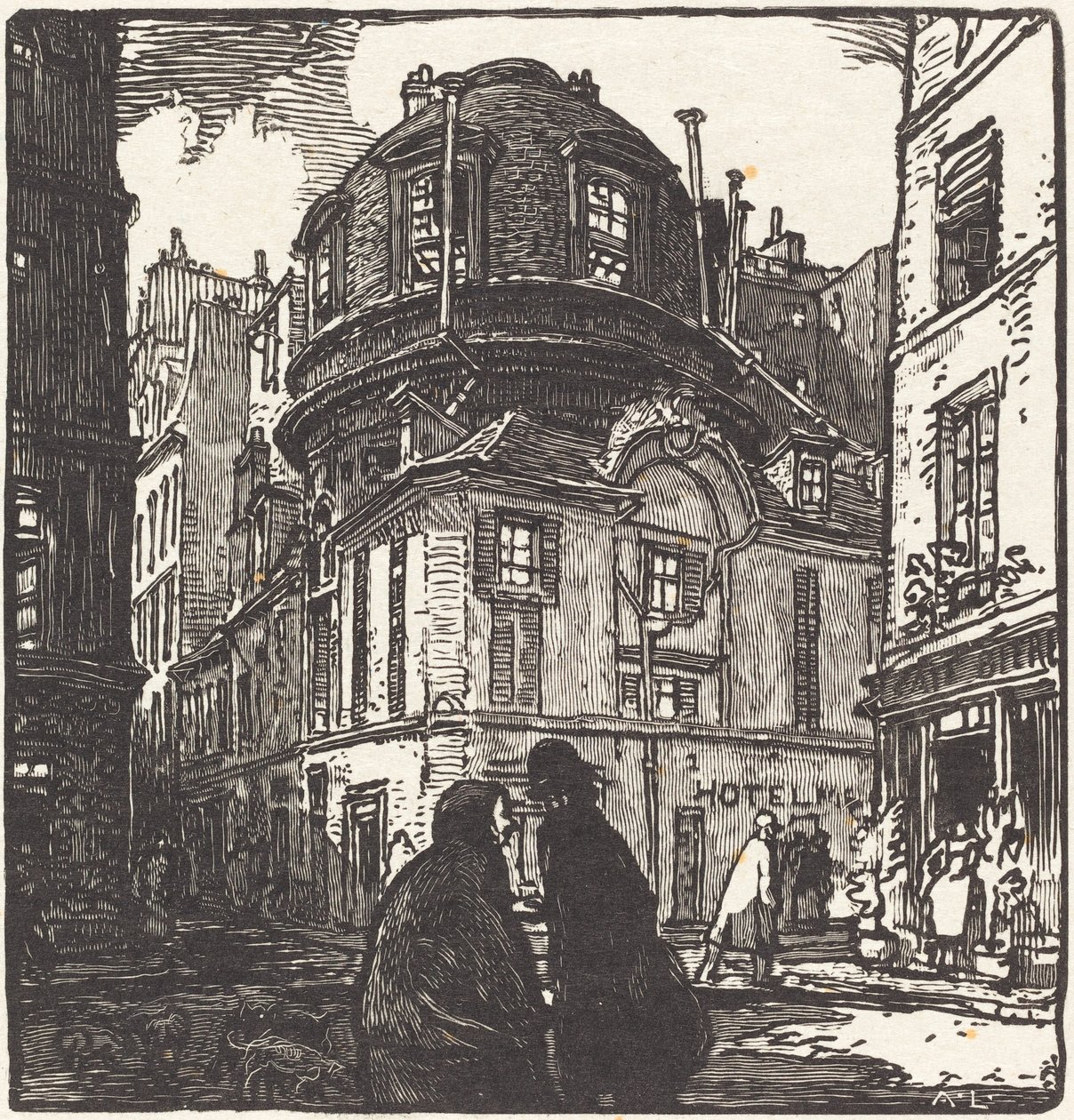 A régi orvosi akadémia alkotó: Auguste Lepere