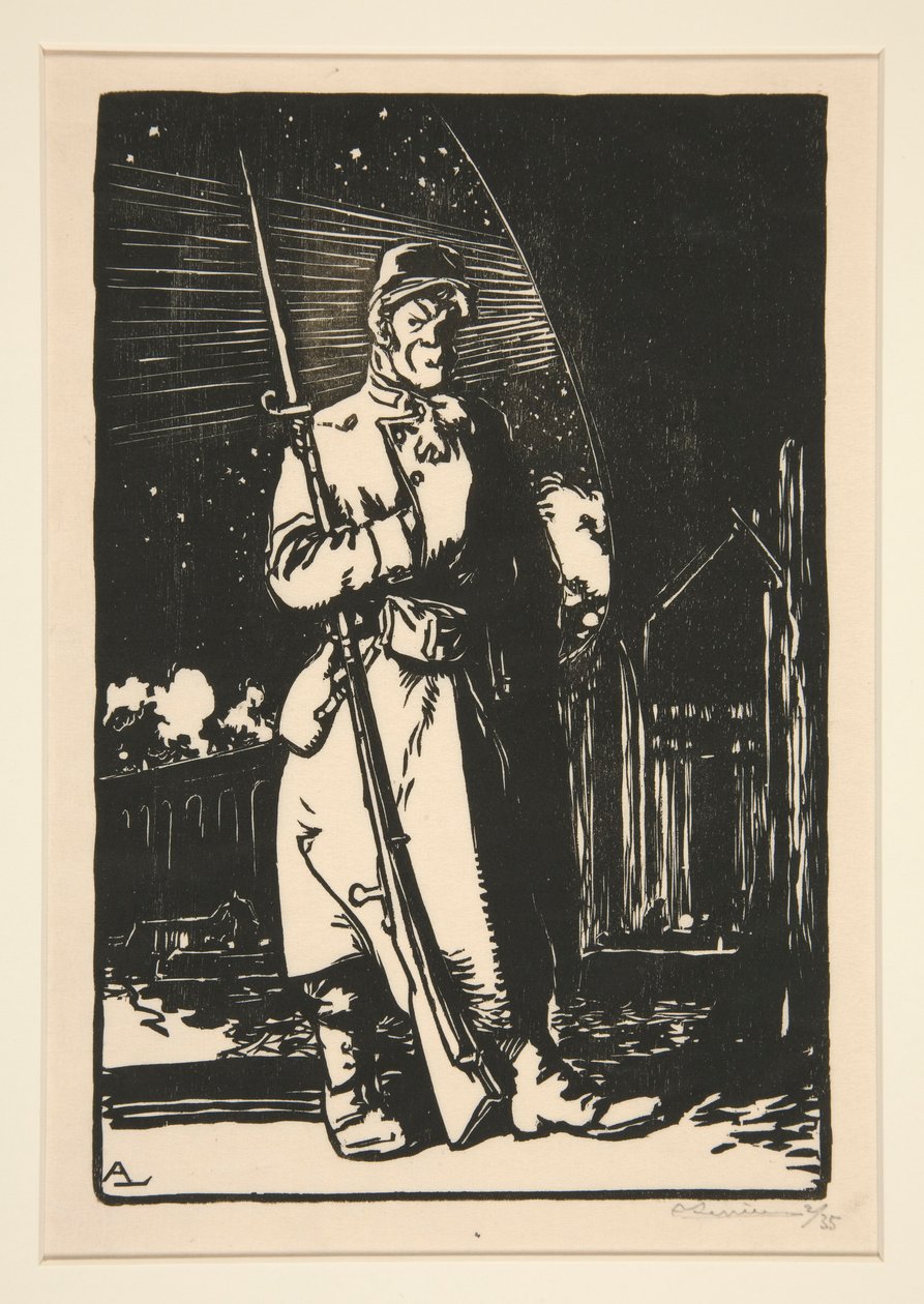 Le G. V. C. (A kommunikációs csatornák őrei), Az 1914-es háborúból, első sorozat, 2. sz. 9 alkotó: Auguste Lepere