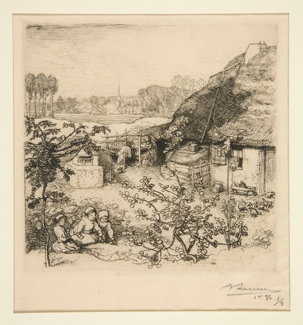 A fészek (Saint-Jean-de-Monts) (menedék [Saint-Jean-de-Monts]) alkotó: Auguste Lepere