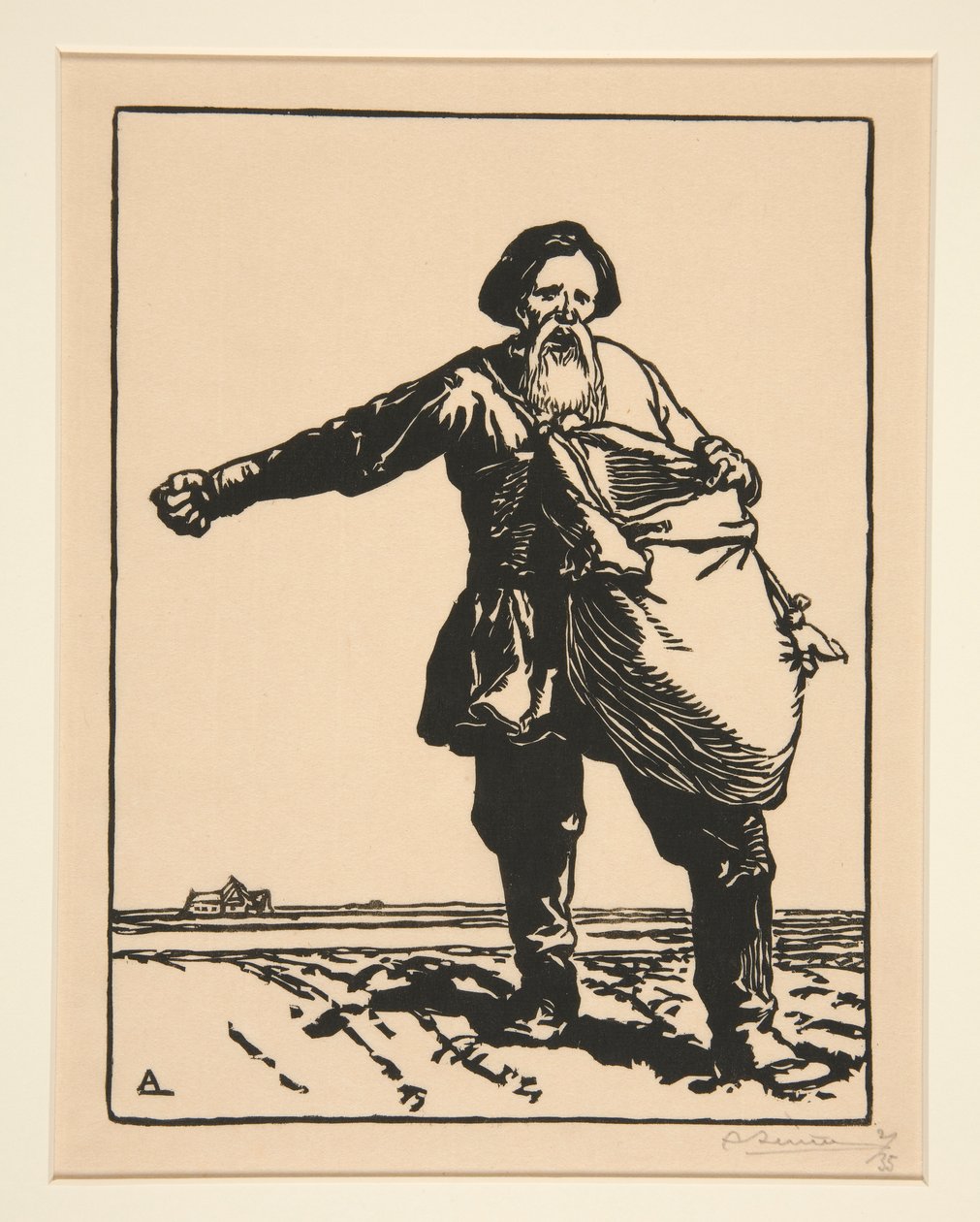 Az orosz paraszt, Az 1914-es háborúból, első sorozat, 1. sz. 2 alkotó: Auguste Lepere