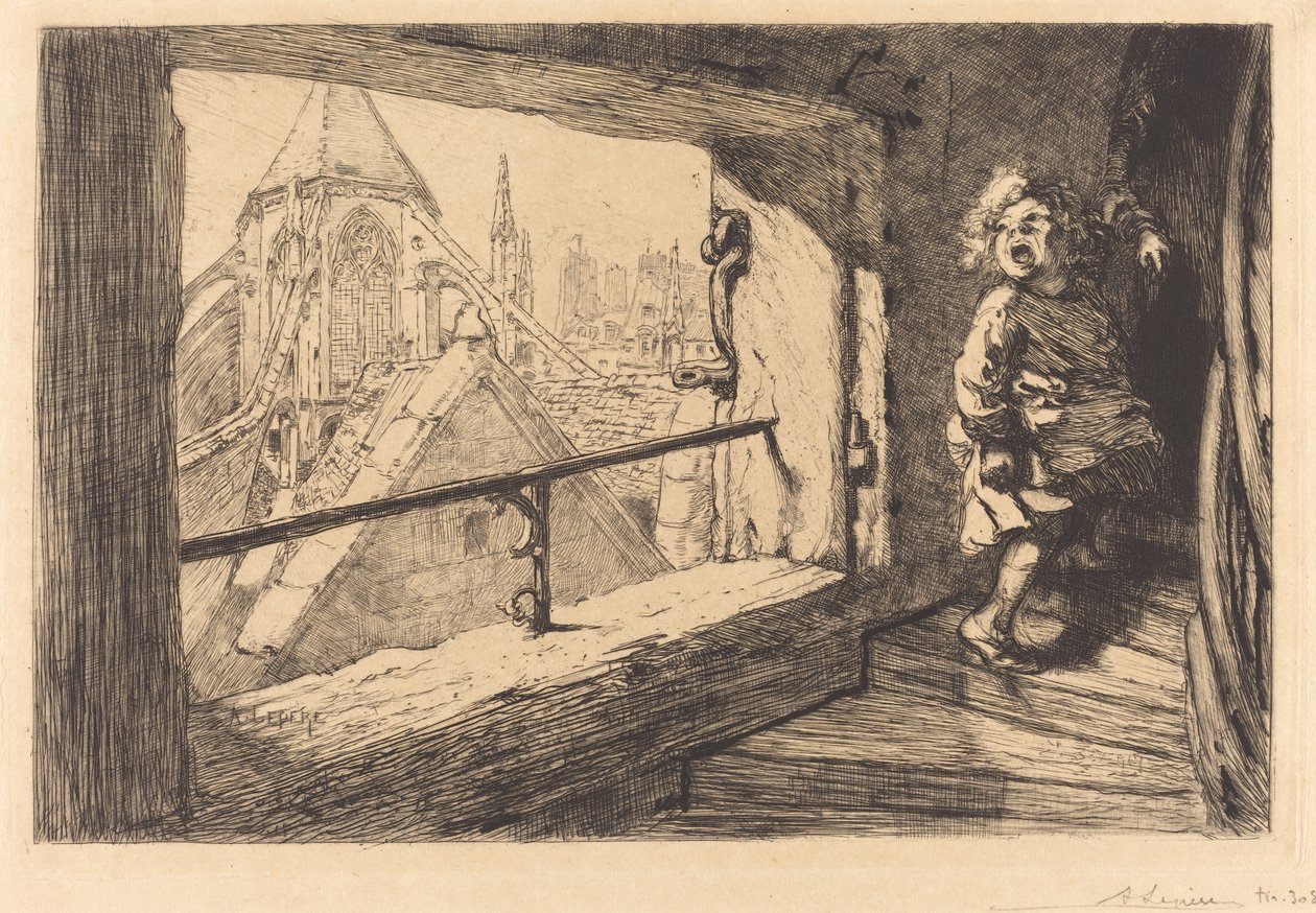 Saint-Severin háztetői alkotó: Auguste Lepere
