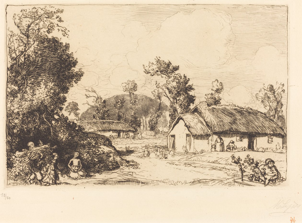 Pihenés időtöltése, Vendee alkotó: Auguste Lepere