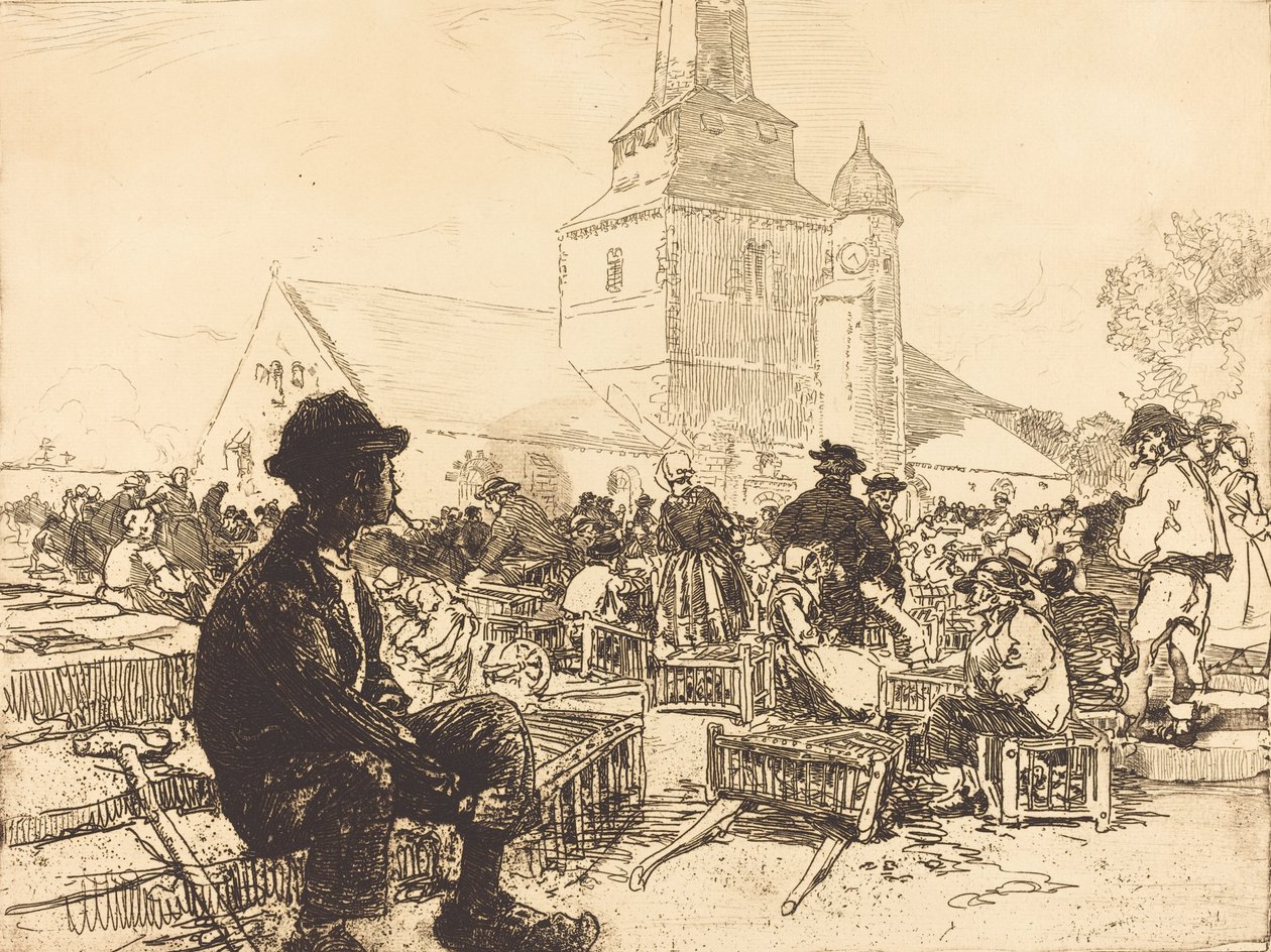 Baromfipiac St.-Jean-de-Montban Baromfipiac St.-Jean-de-Montban, 1892. alkotó: Auguste Lepere