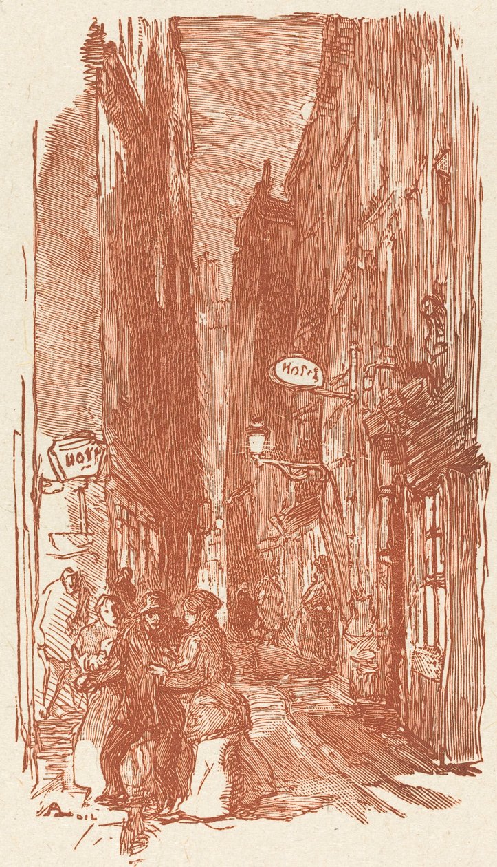 Rue Saint-Severin alkotó: Auguste Lepere