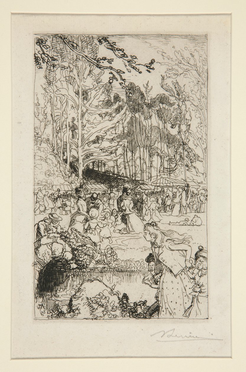 Vasárnap délután Nantes-ban alkotó: Auguste Lepere