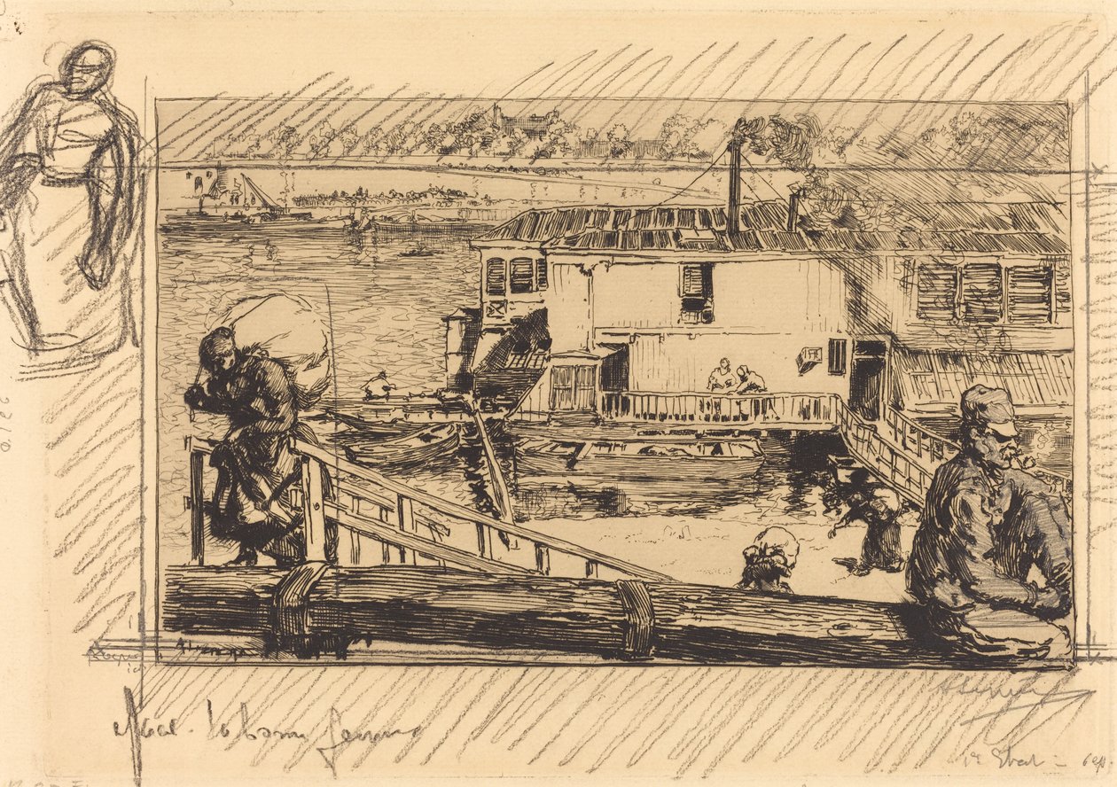 A mosóház A mosóház, 1891. alkotó: Auguste Lepere