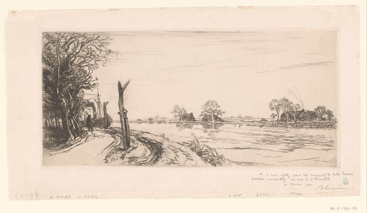 Kilátás az Amstelre Au bord de l