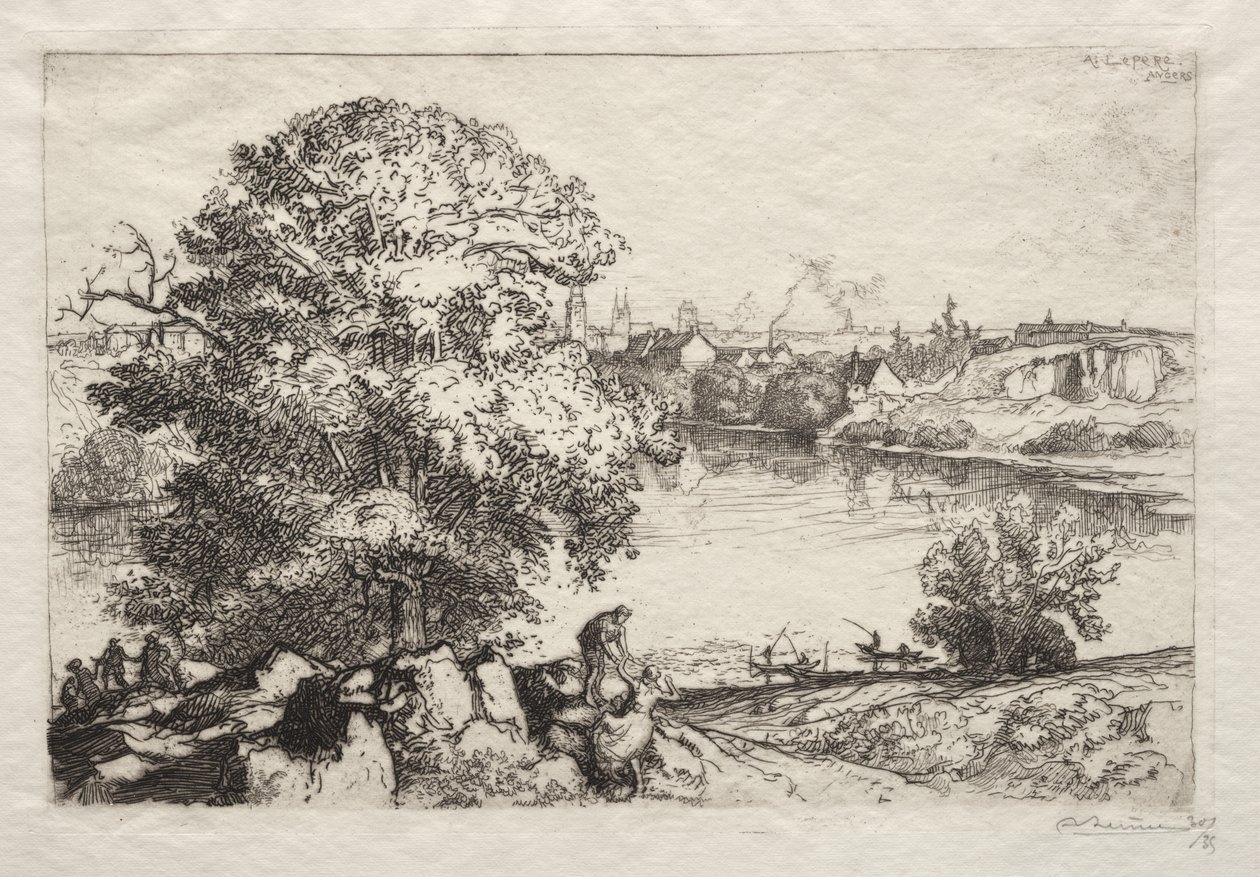 Angers: Szent Miklós-tó alkotó: Auguste Louis Lepère