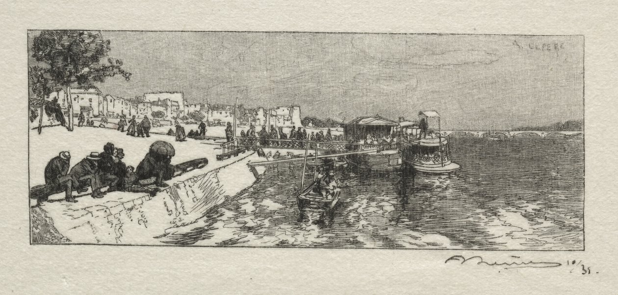 Bercy mólója alkotó: Auguste Louis Lepère