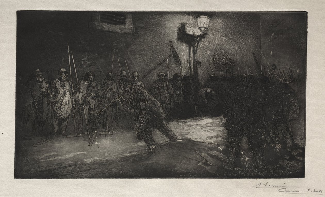Call of the Night Sweepers alkotó: Auguste Louis Lepère