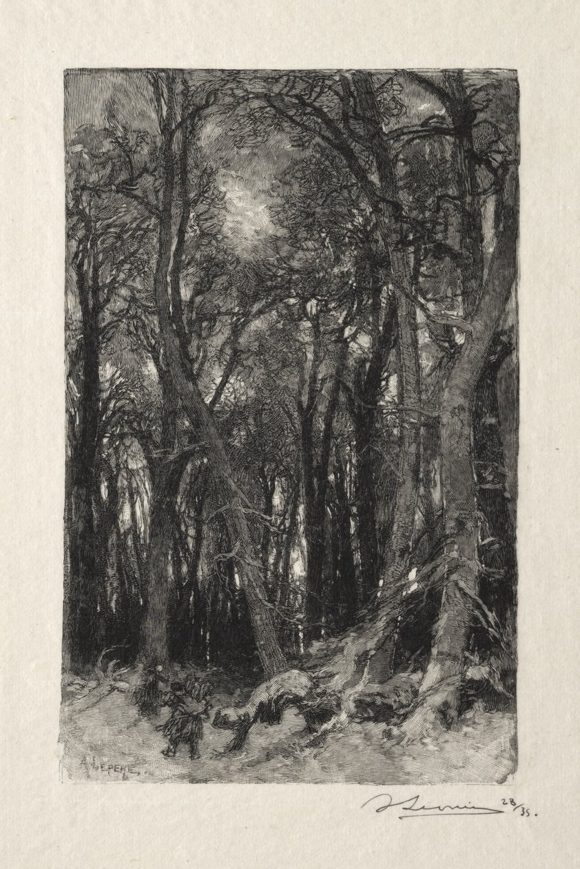 Le Bas-Breau alkotó: Auguste Louis Lepère