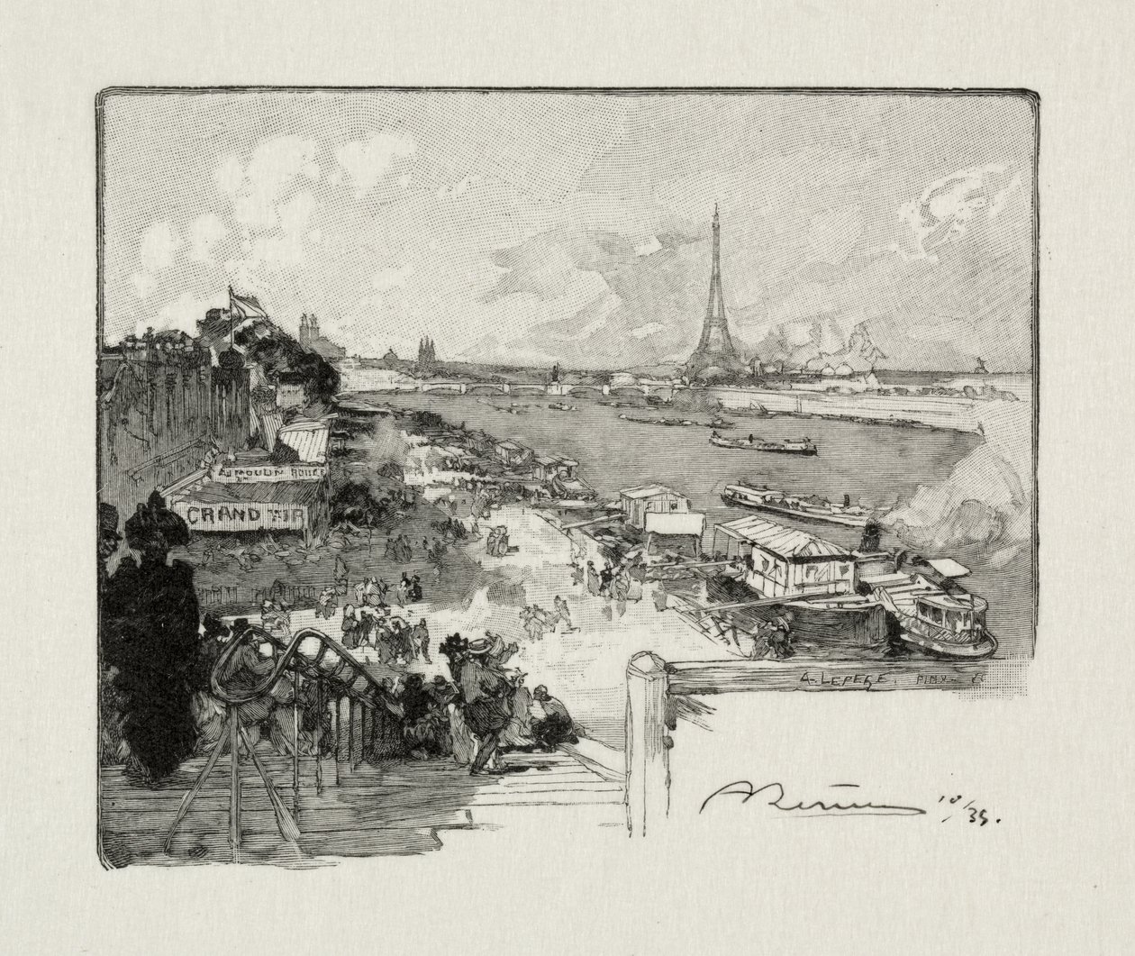 Napi pont alkotó: Auguste Louis Lepère
