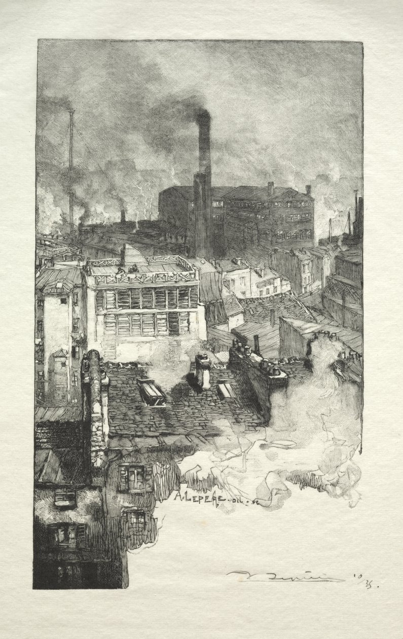 Gobelinek kerület alkotó: Auguste Louis Lepère