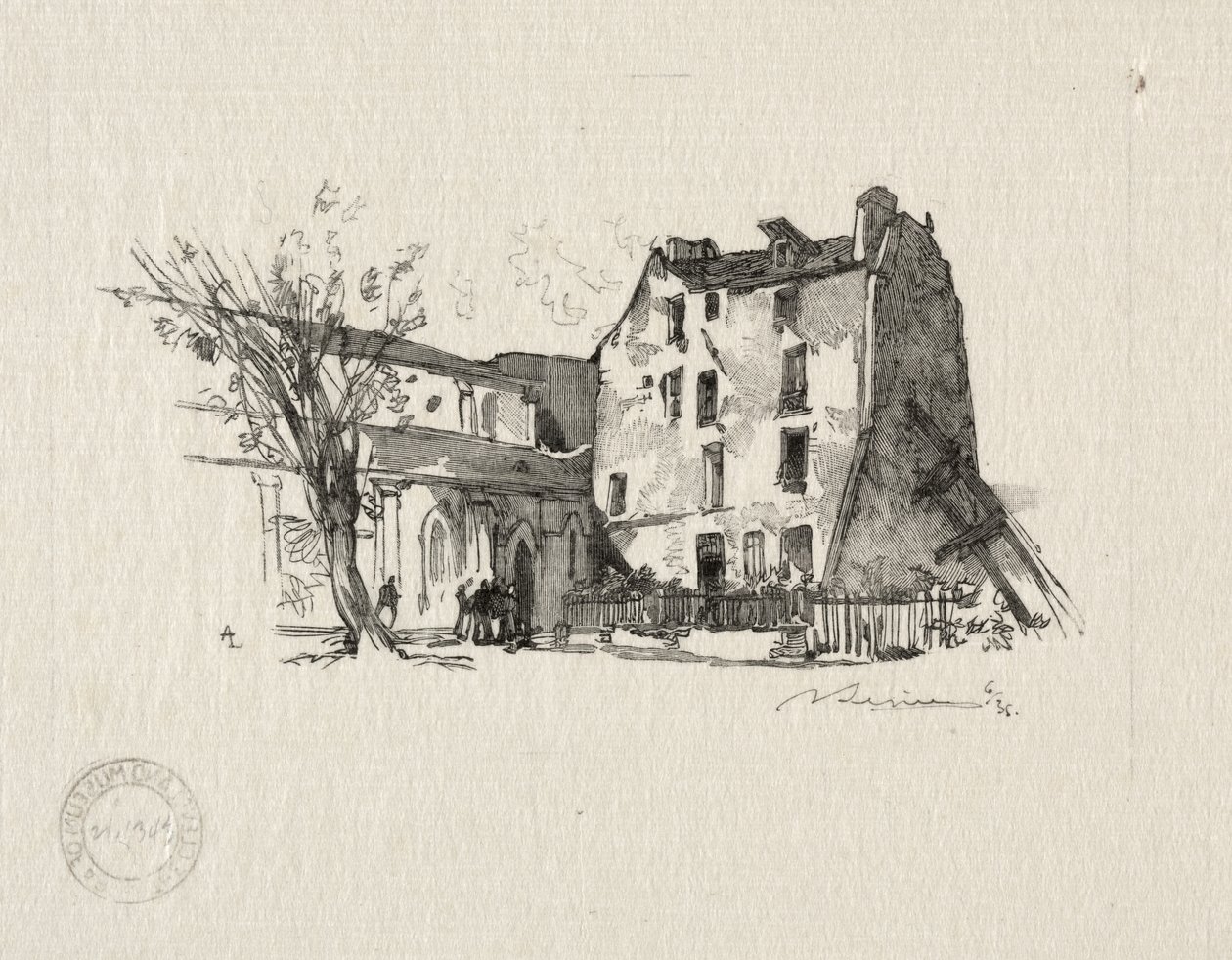 Szegény Szent Julián: A presbitérium alkotó: Auguste Louis Lepère