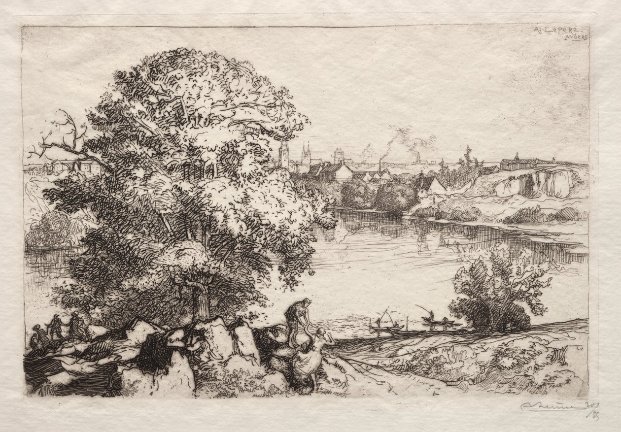 Angers: Szent Miklós-tó alkotó: Auguste Louis Lepère