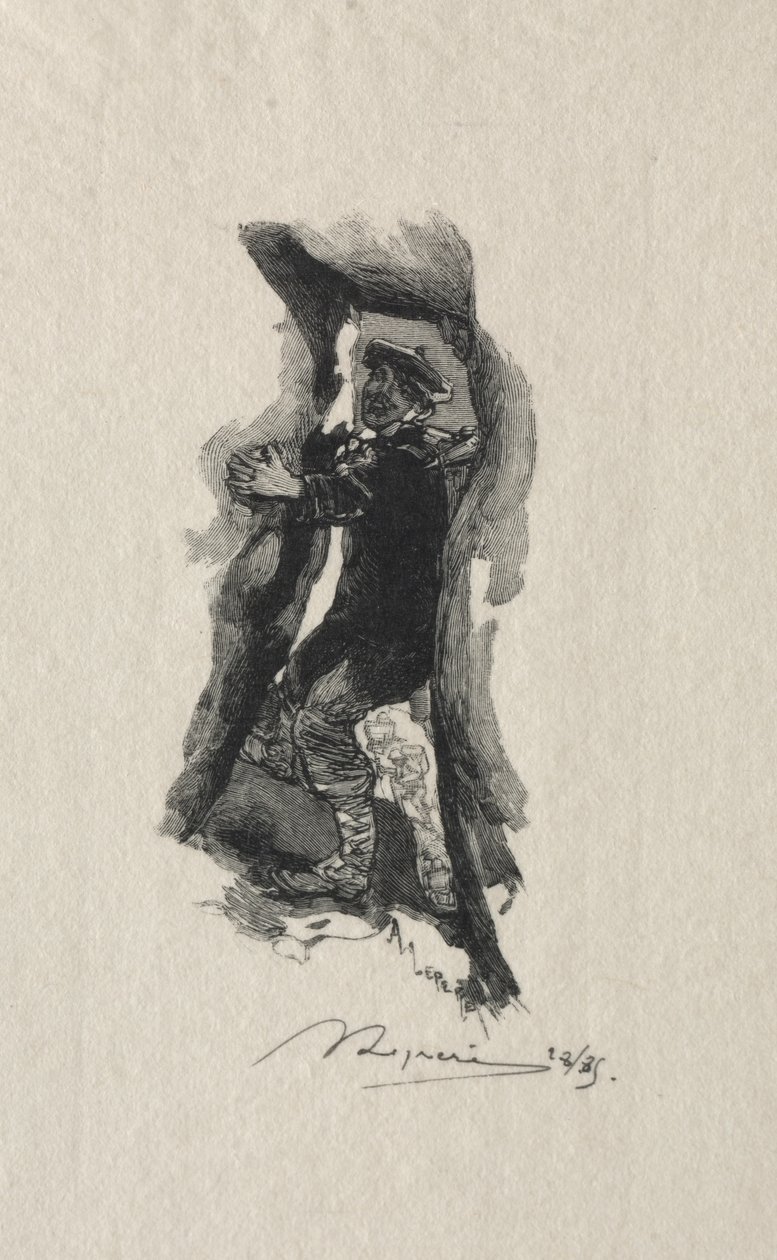 Sept-Cavernes szennyeződésénél alkotó: Auguste Louis Lepère