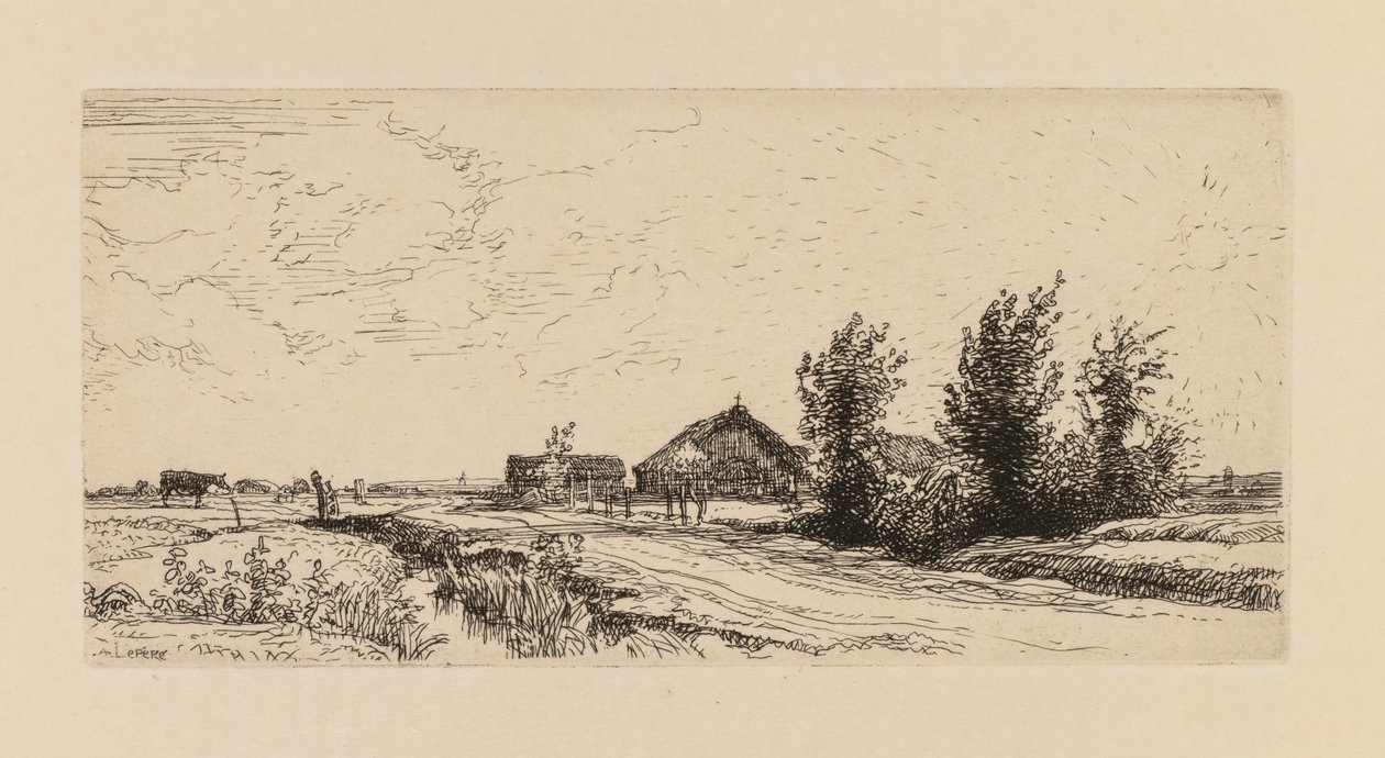 Auguste Lepère: A kis tehénpásztor alkotó: Auguste Louis Lepère