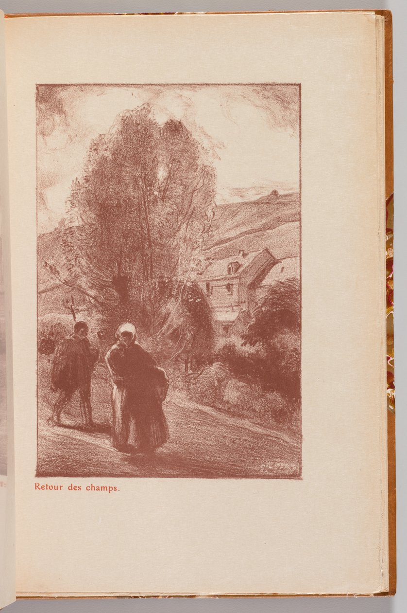 Auguste Lepère: Visszatérés a Fields-i kiállítás katalógusából alkotó: Auguste Louis Lepère