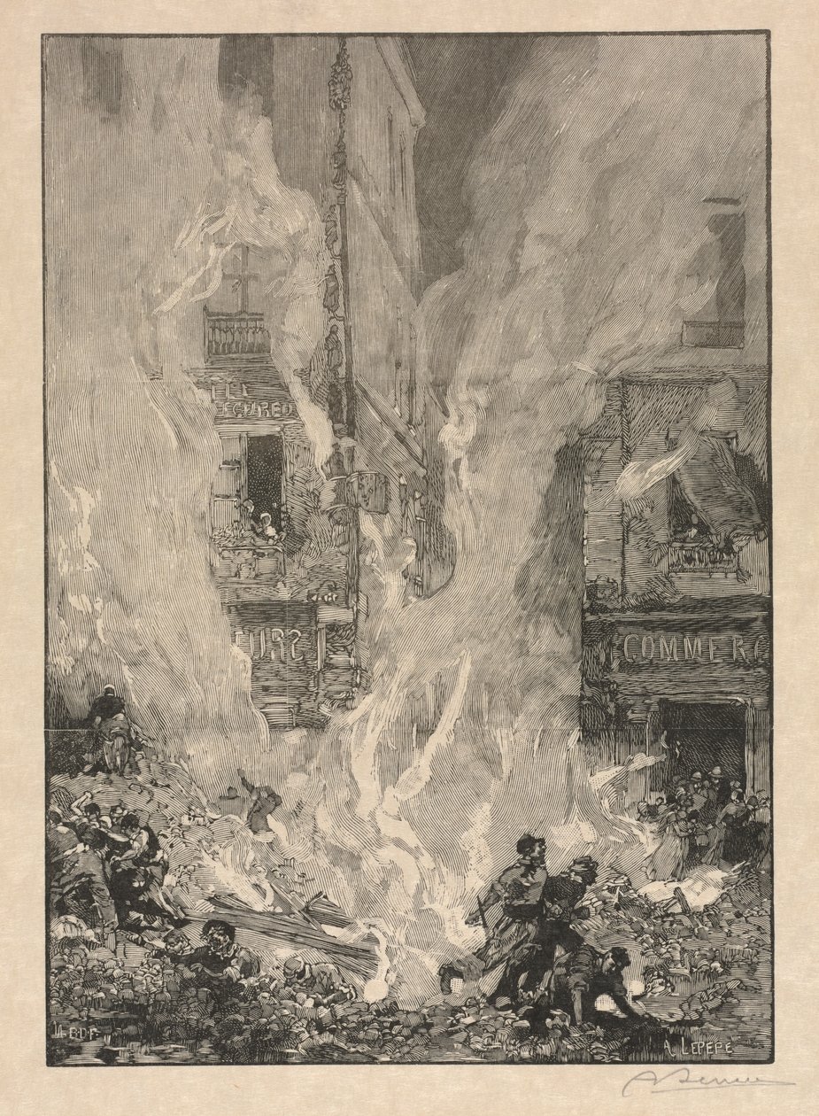 [városi tűz] alkotó: Auguste Louis Lepère