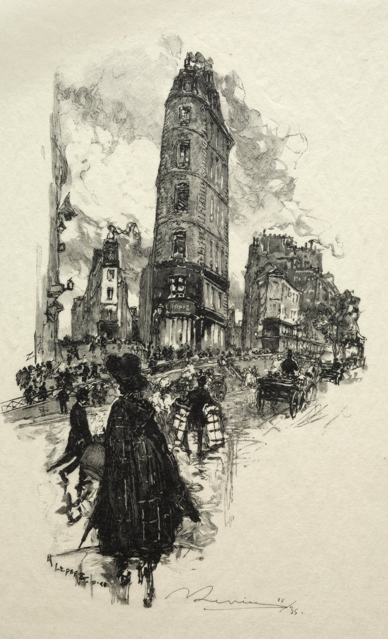 A Hold utca sarka alkotó: Auguste Louis Lepère