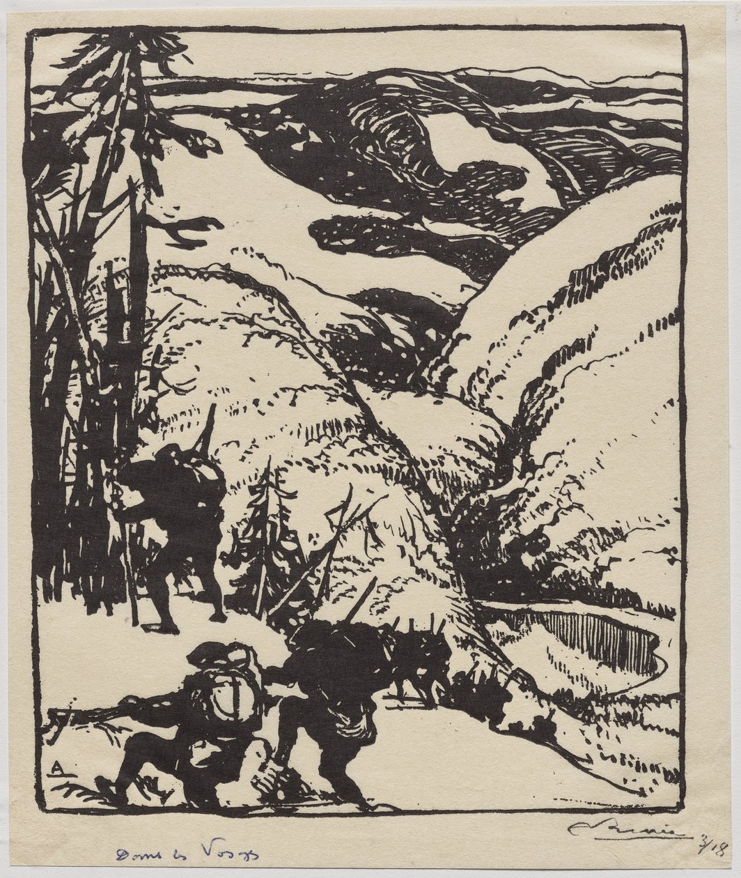 A Vogézekben alkotó: Auguste Louis Lepère
