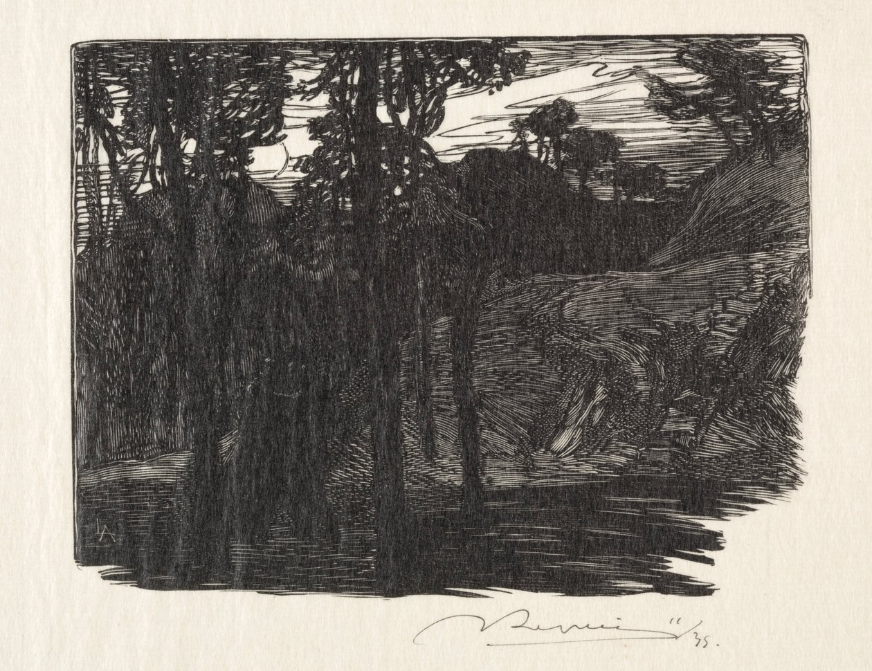Este. alkotó: Auguste Louis Lepère