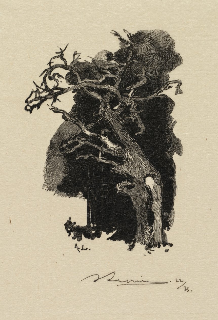 Fontainebleau-erdő: A dühöngő alkotó: Auguste Louis Lepère