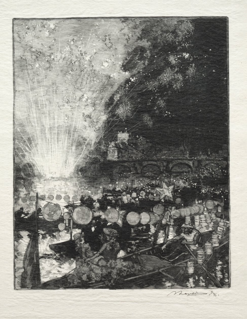 Velencei Párt alkotó: Auguste Louis Lepère