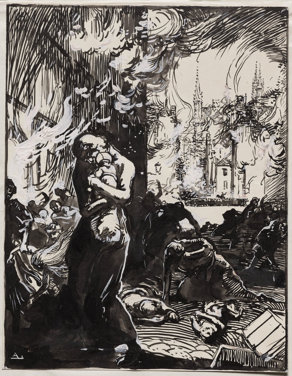 A louvaini tűz alkotó: Auguste Louis Lepère