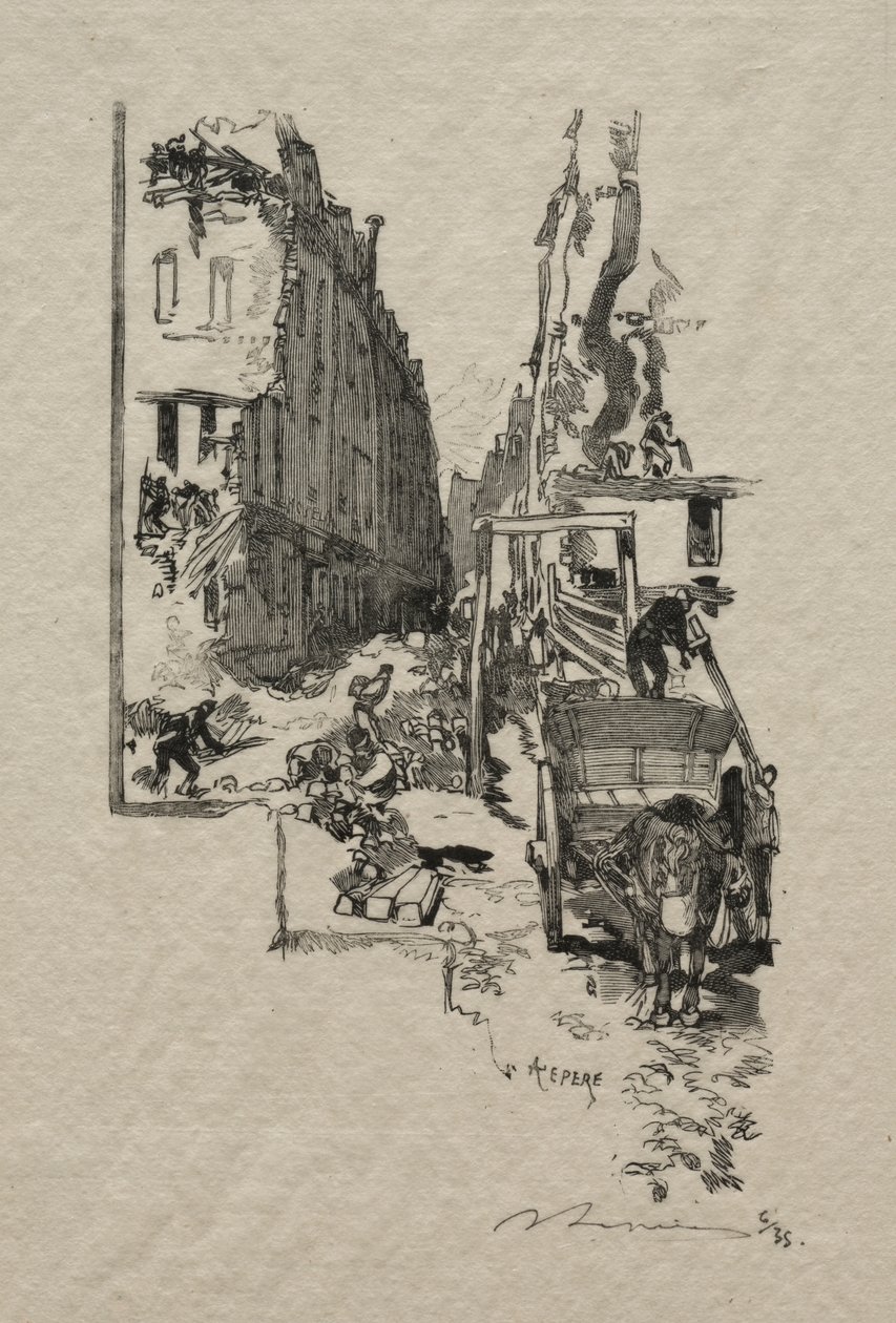 Rue Victor Cousin alkotó: Auguste Louis Lepère