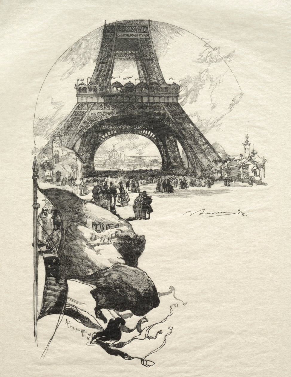Eiffel-torony alkotó: Auguste Louis Lepère